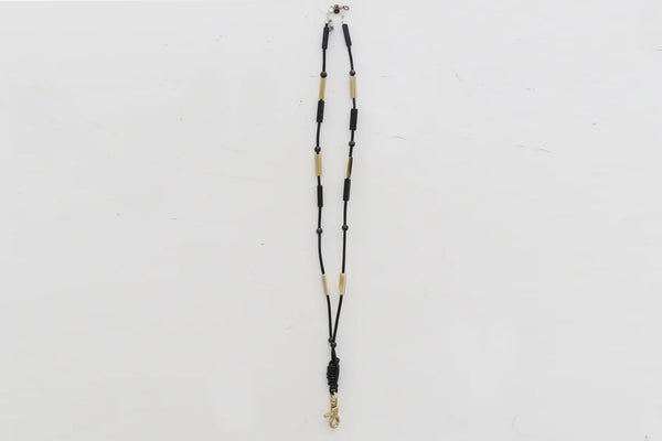 Rigards*Kamonuj glasses chain/necklace AT0318JM black